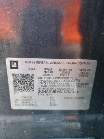 2020 CHEVROLET EQUINOX LT - 2GNAXUEV5L6267424