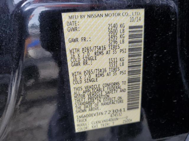 2015 NISSAN FRONTIER S - 1N6AD0EV3FN723041