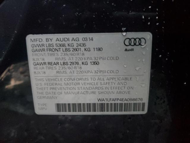 VIN WA1LFAFP4EA098676 2014 Audi Q5, Premium Plus no.13