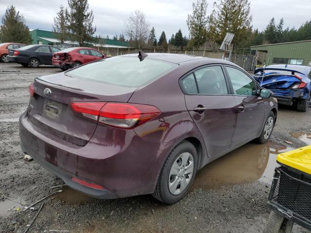 3KPFK4A71JE265803 | 2018 KIA FORTE LX