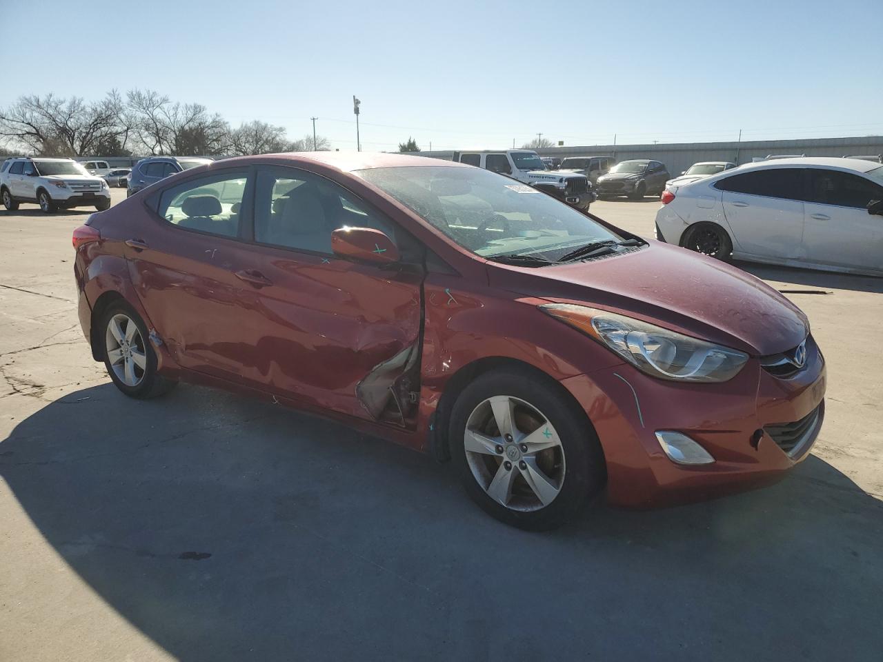 KMHDH4AE0CU391302 2012 Hyundai Elantra Gls