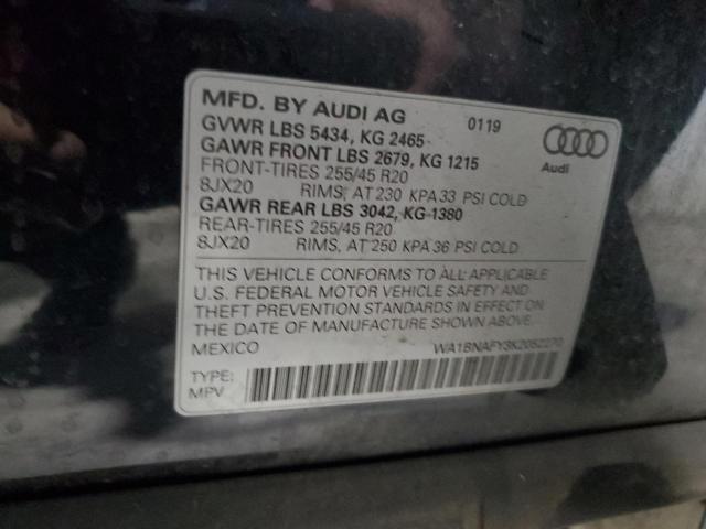 WA1BNAFY3K2052270 2019 AUDI Q5, photo no. 13