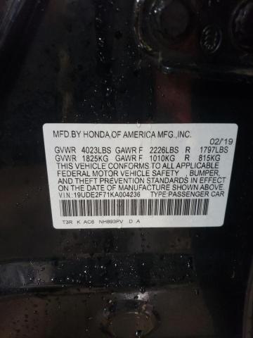 19UDE2F71KA004236 | 2019 ACURA ILX PREMIU