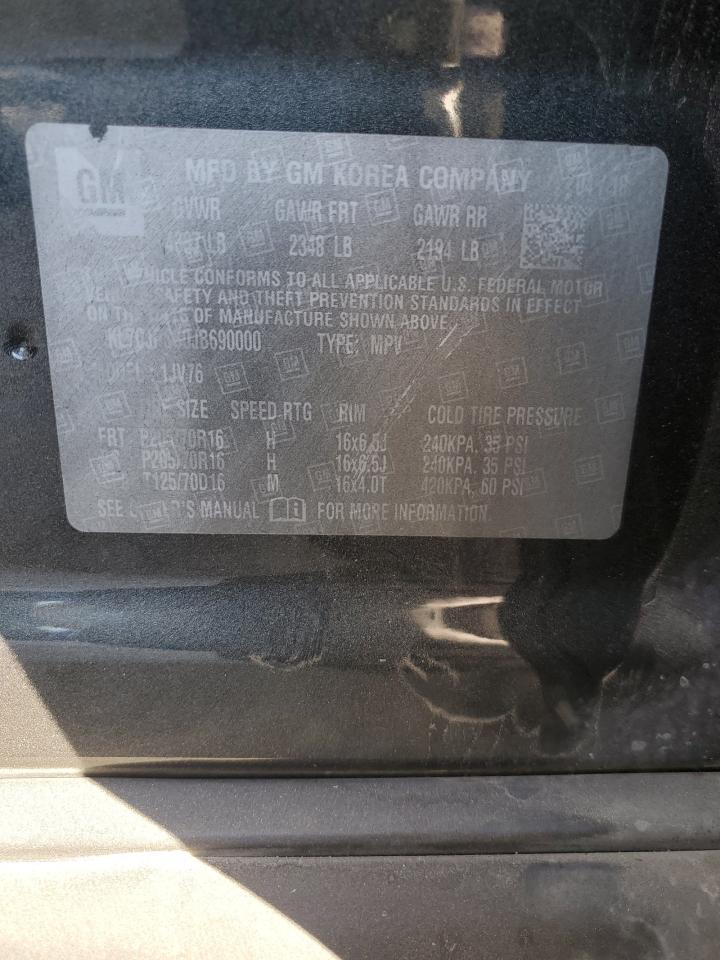 KL7CJPSB0JB690000 CHEVROLET TRAX 2018