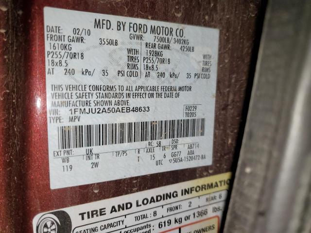 2010 Ford Expedition Limited VIN: 1FMJU2A50AEB48633 Lot: 38495354