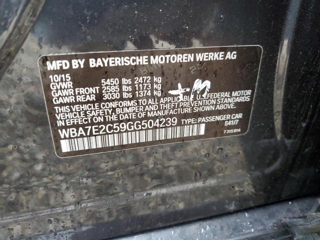 VIN WBA7E2C59GG504239 2016 BMW 7 Series, 740 I no.12