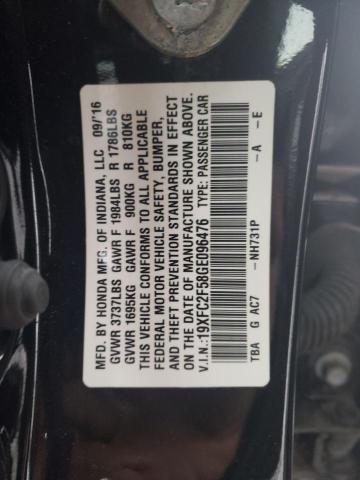 19XFC2F58GE096476 | 2016 HONDA CIVIC LX