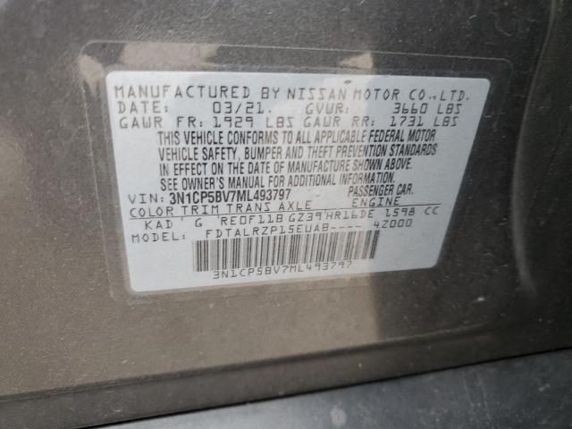 2021 NISSAN KICKS S - 3N1CP5BV7ML493797