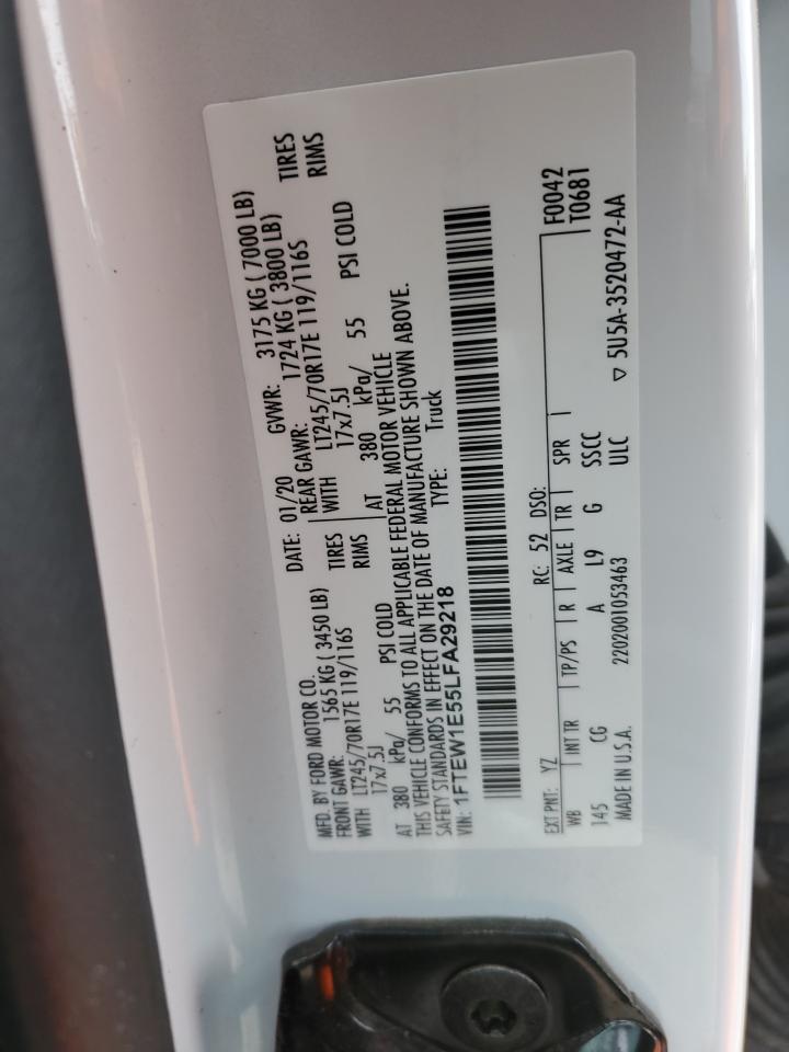 1FTEW1E55LFA29218 FORD F-150 2020