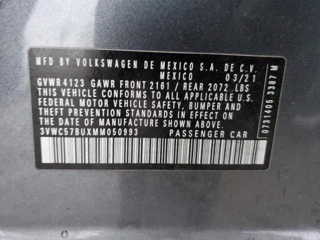 2021 VOLKSWAGEN JETTA S 3VWC57BUXMM050993