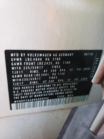 2017 VOLKSWAGEN TIGUAN WOL - WVGRV7AX6HK000562