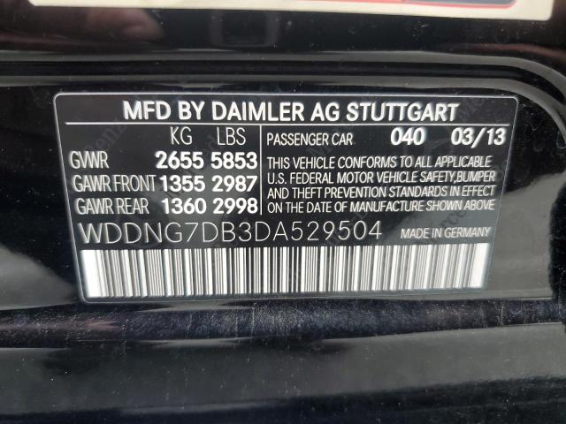 VIN WDDNG7DB3DA529504 2013 Mercedes-Benz S-Class, 550 no.12