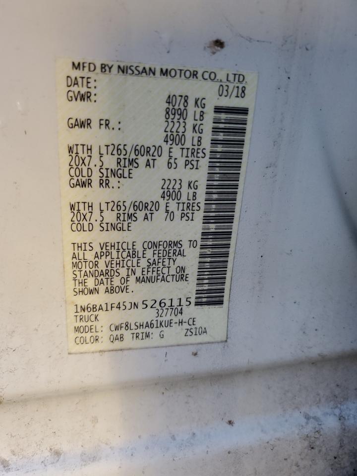 1N6BA1F45JN526115 NISSAN TITAN 2018