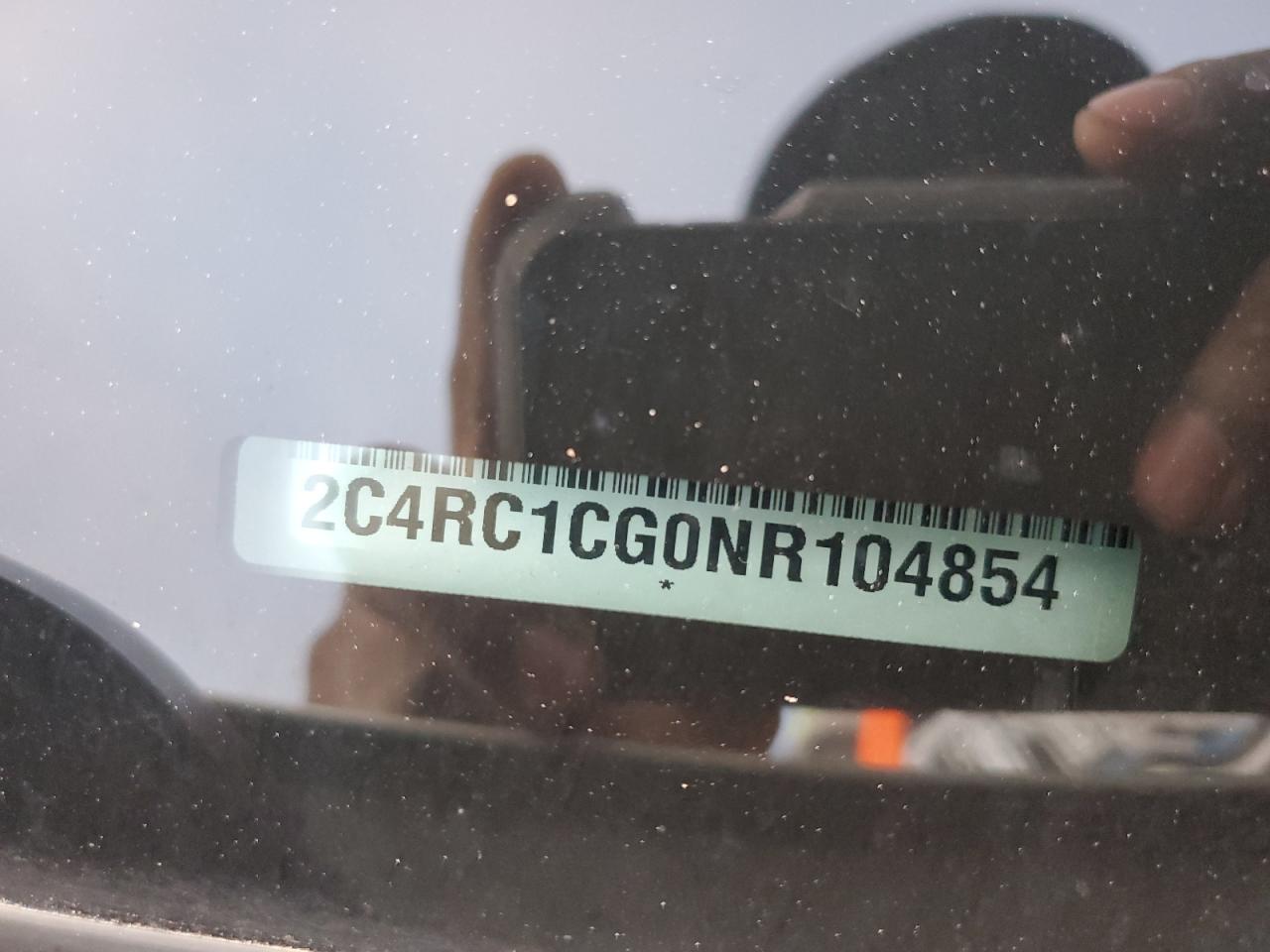 2C4RC1CG0NR104854 CHRYSLER MINIVAN 2022
