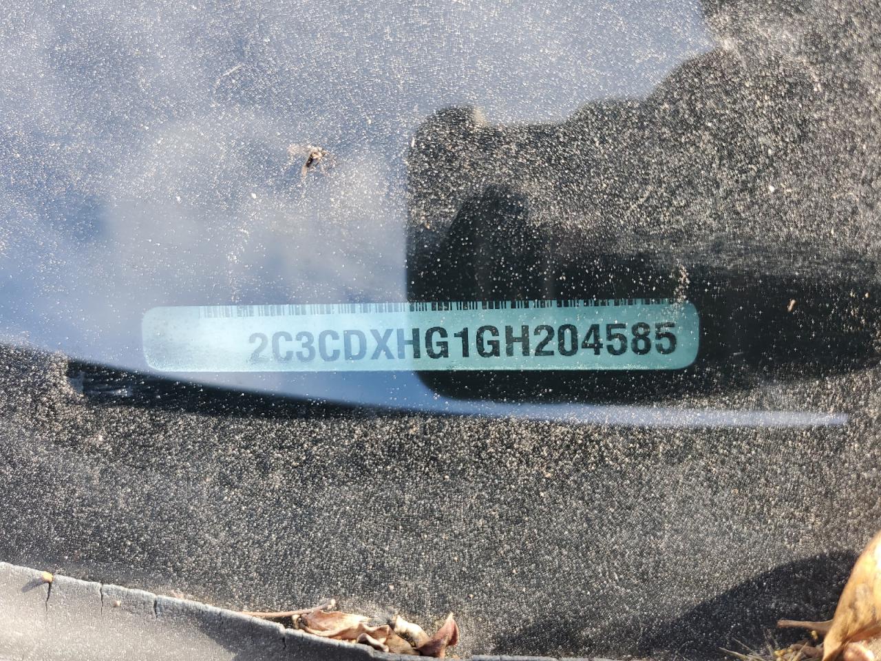 2C3CDXHG1GH204585 2016 Dodge Charger Sxt