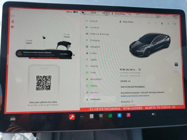 2022 TESLA MODEL 3 - 5YJ3E1EB7NF286842