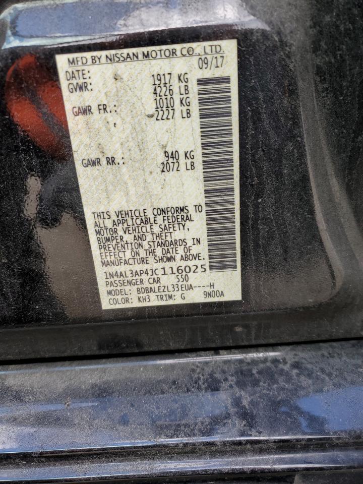 1N4AL3AP4JC116025 NISSAN ALTIMA 2018