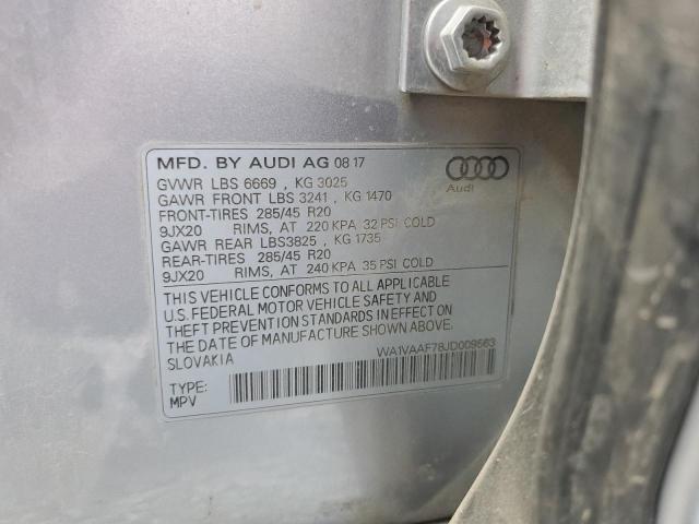 VIN WA1VAAF78JD009563 2018 Audi Q7, Prestige no.14