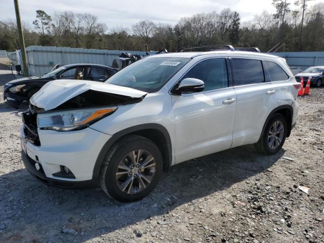 VIN 5TDJKRFH1ES010640 2014 Toyota Highlander, Xle no.1