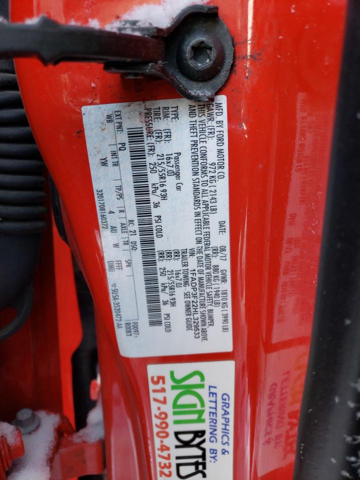 1FADP3F22HL329533 FORD ALL Models 2017
