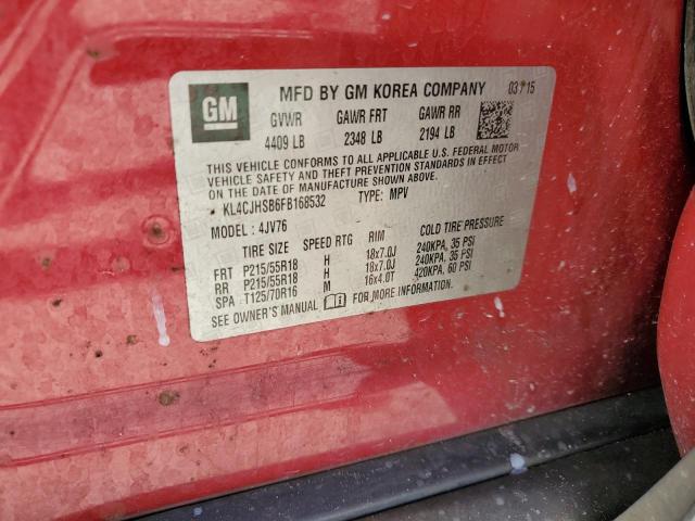 KL4CJHSB6FB168532 | 2015 BUICK ENCORE PRE