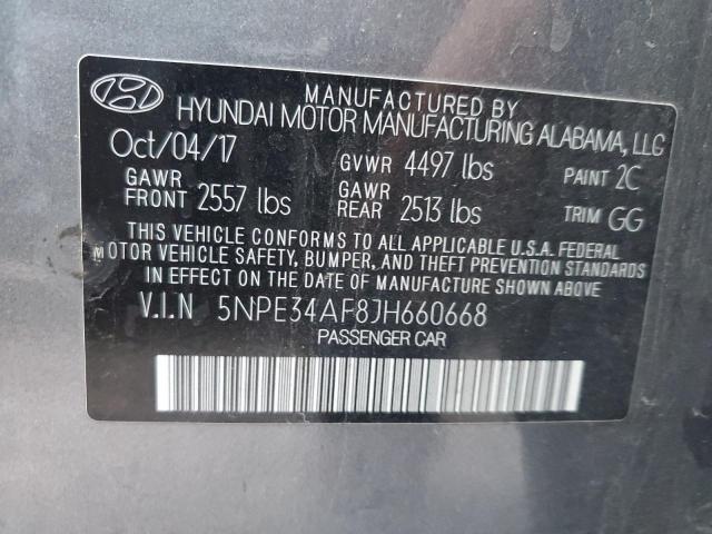 5NPE34AF8JH660668 | 2018 HYUNDAI SONATA SPO