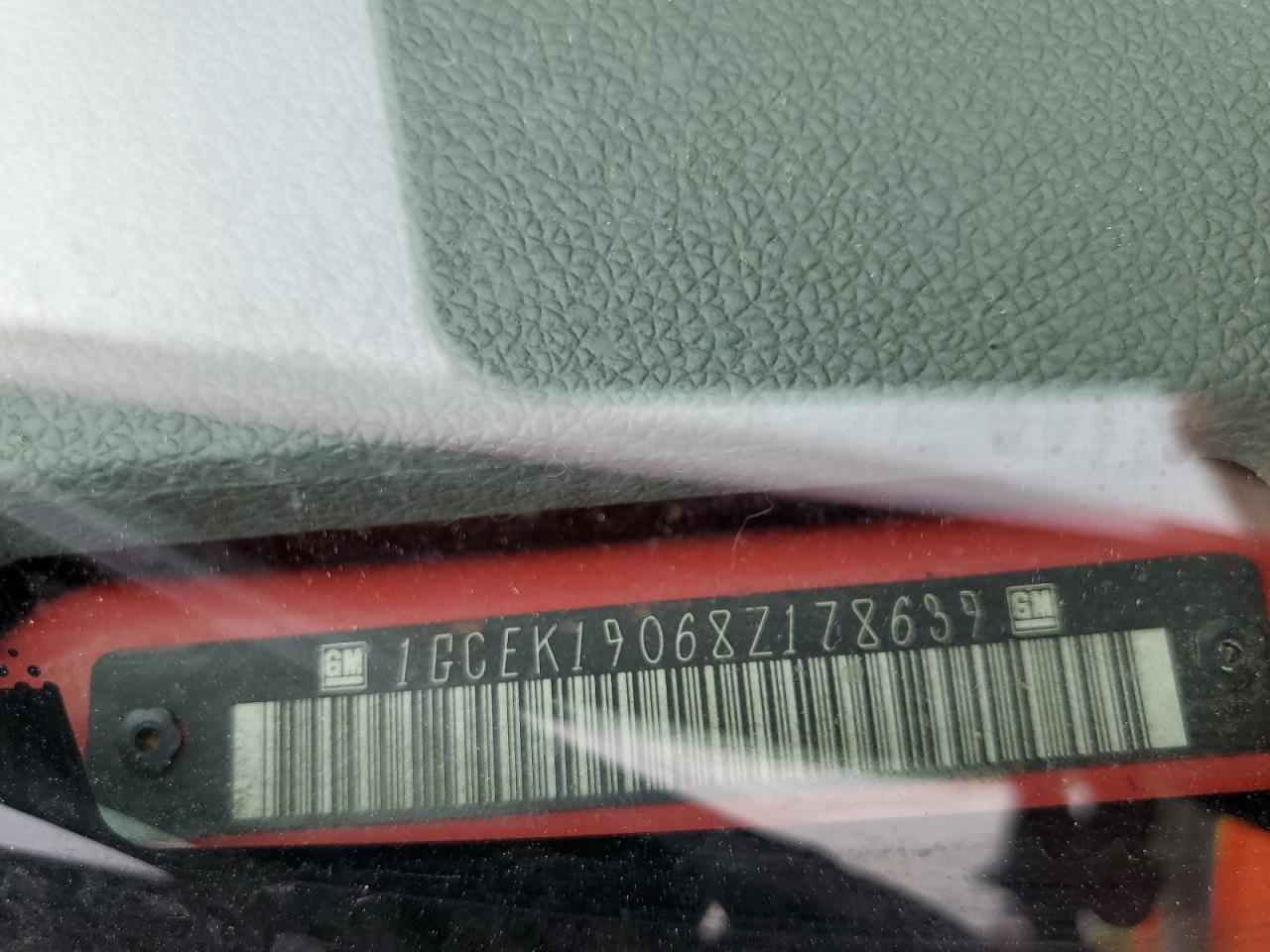 1GCEK19068Z178639 2008 Chevrolet Silverado K1500