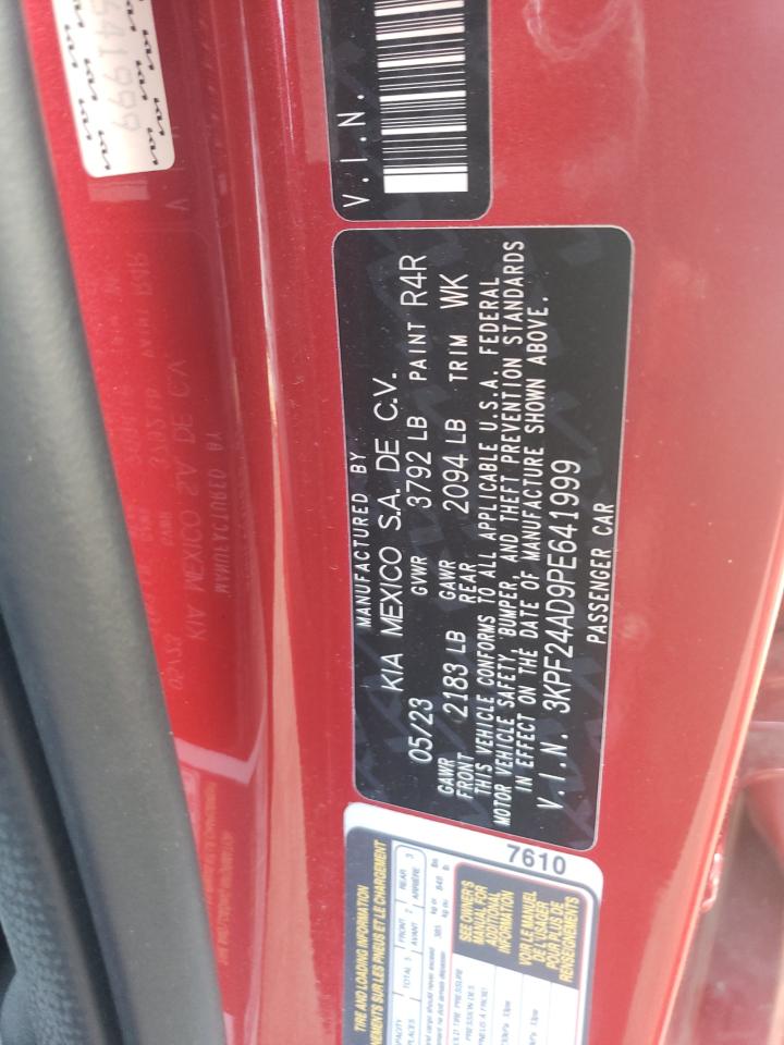 3KPF24AD9PE641999 KIA FORTE 2023