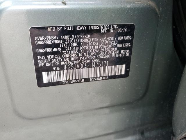 JF2SJADC5FH475171 | 2015 SUBARU FORESTER 2