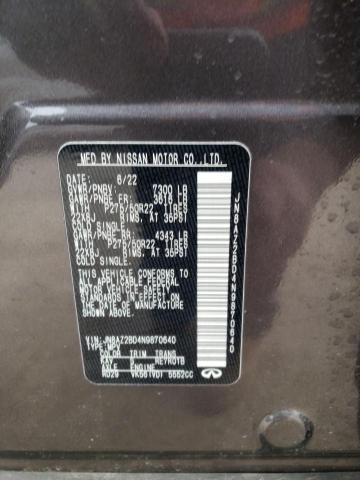 2022 INFINITI QX80 SENSO JN8AZ2BD4N9870640
