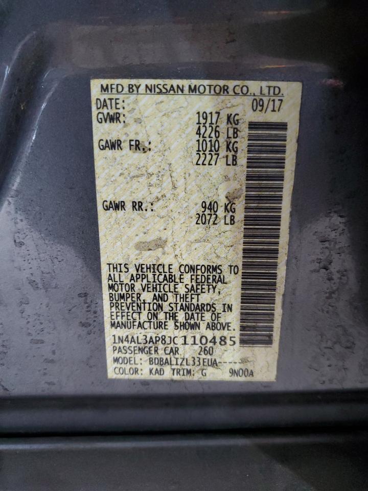 1N4AL3AP8JC110485 NISSAN ALTIMA 2018