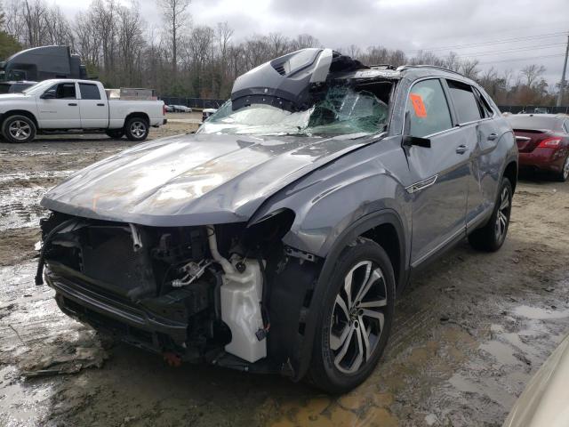 Lot #2471263085 2021 VOLKSWAGEN ATLAS CROS salvage car