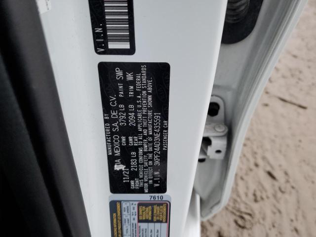 2022 KIA FORTE FE 3KPF24AD3NE435591