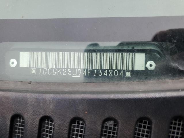 2004 Chevrolet Silverado K2500 VIN: 1GCGK23U94F134804 Lot: 52109064