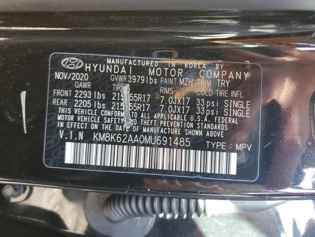 2021 HYUNDAI KONA SEL P - KM8K62AA0MU691485