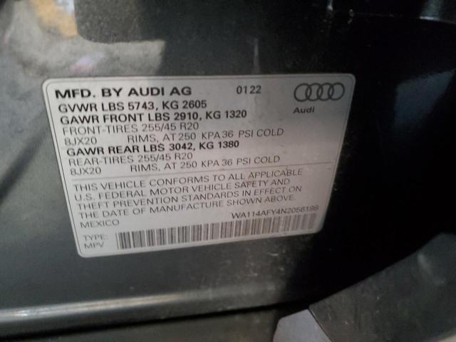 2022 AUDI SQ5 SPORTB WA114AFY4N2056198