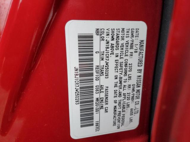 2018 NISSAN ROGUE SPOR - JN1BJ1CR7JW250293