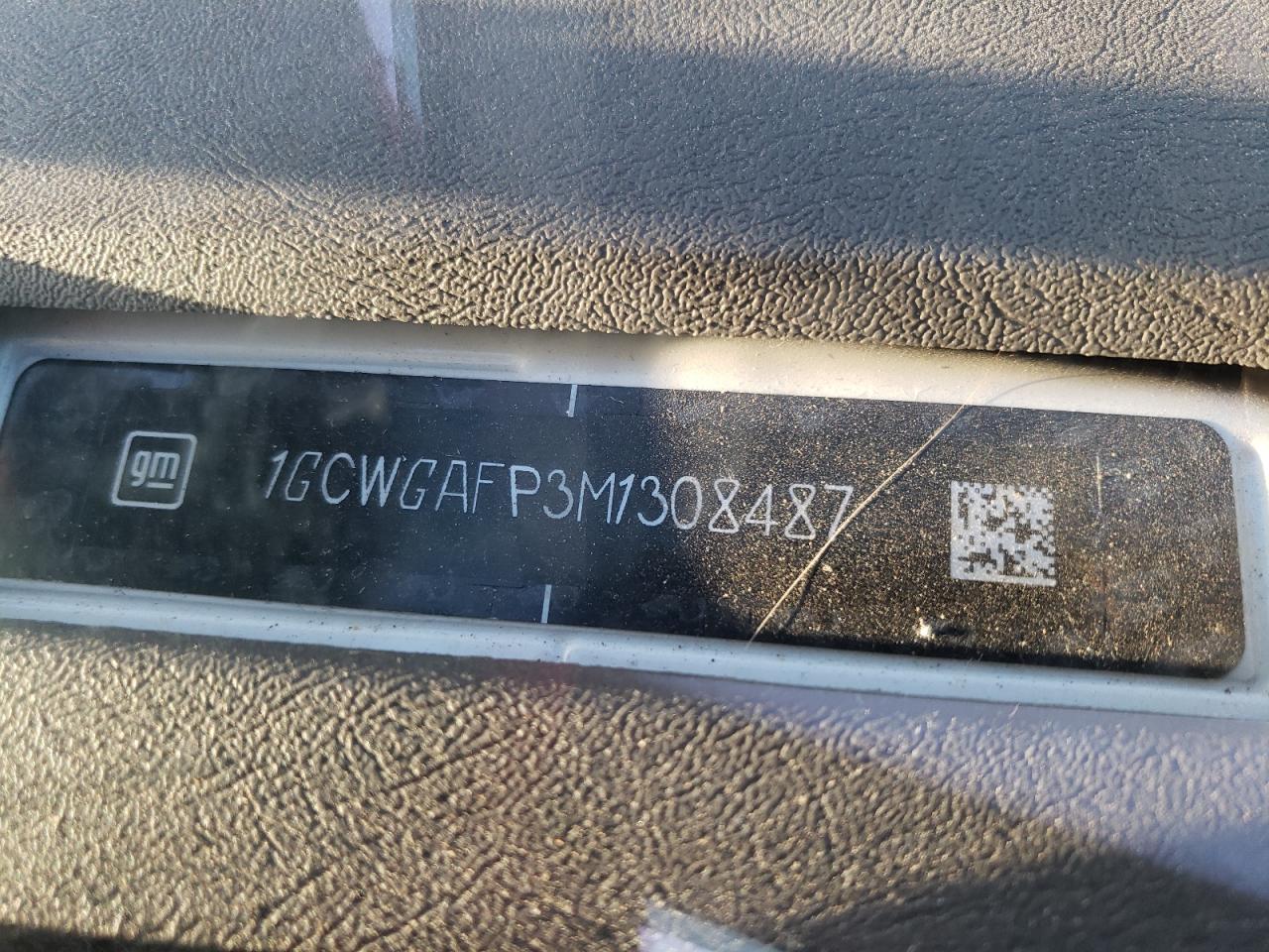 1GCWGAFP3M1308487 CHEVROLET EXPRESS 2021