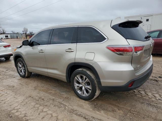 VIN 5TDZKRFH2ES004848 2014 Toyota Highlander, LE no.2