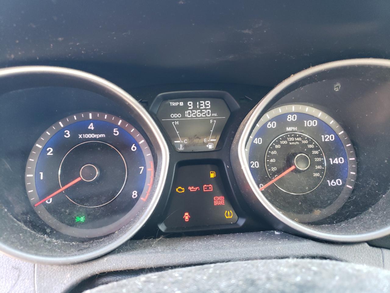 KMHDH4AE6DU002664 2013 Hyundai Elantra Gls