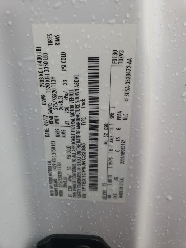 1FTEX1CP9JKC22395 FORD F-150 2018