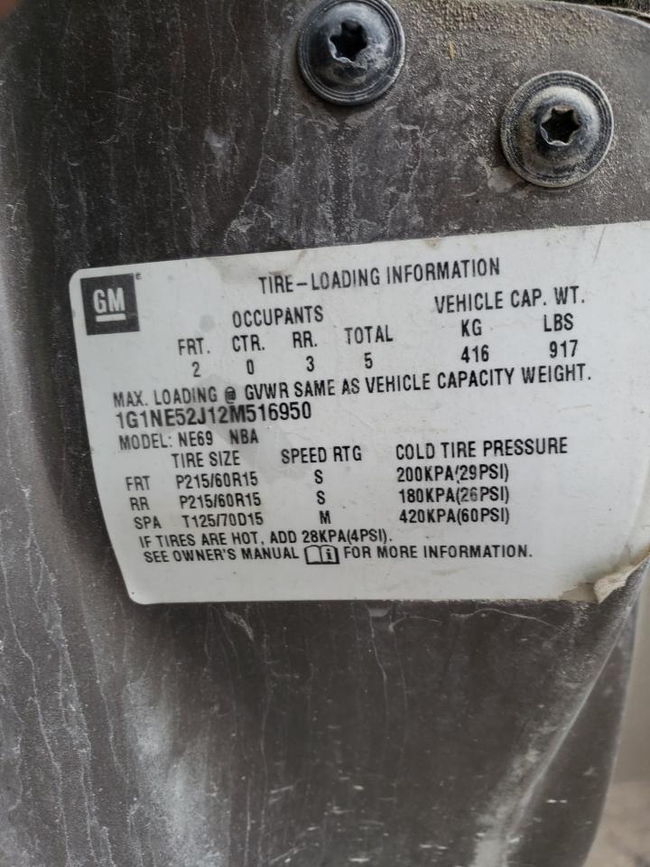 1G1NE52J12M516950 2002 Chevrolet Malibu Ls