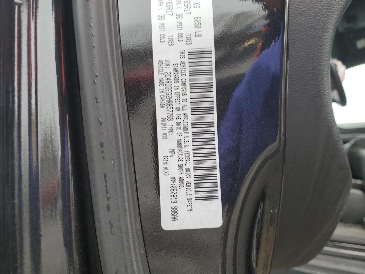 2C4RDGEG2HR857769 2017 Dodge Grand Caravan Gt