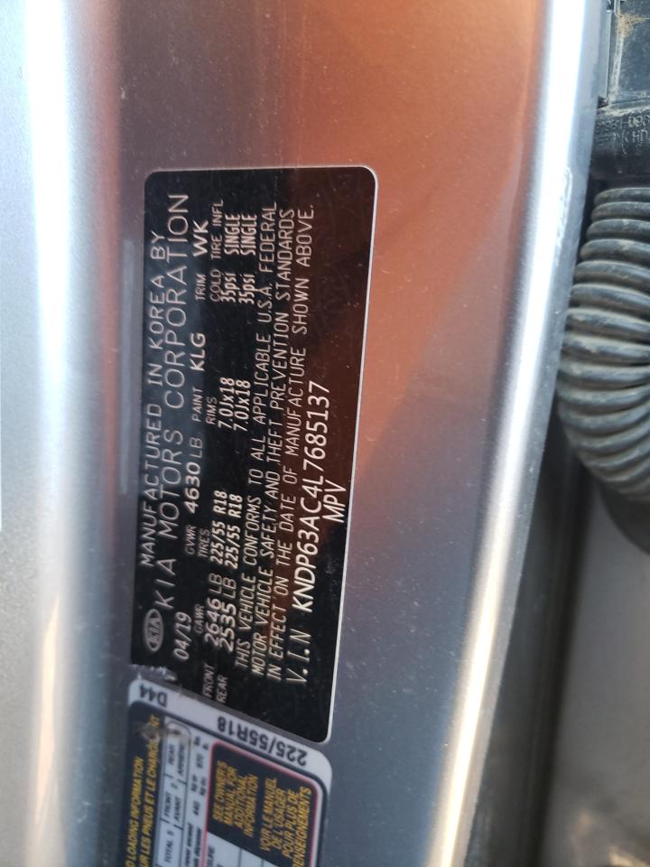 KNDP63AC4L7685137 KIA SPORTAGE 2020