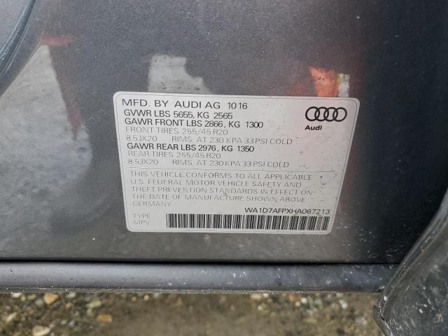 WA1D7AFPXHA067213 2017 AUDI Q5 - Image 13