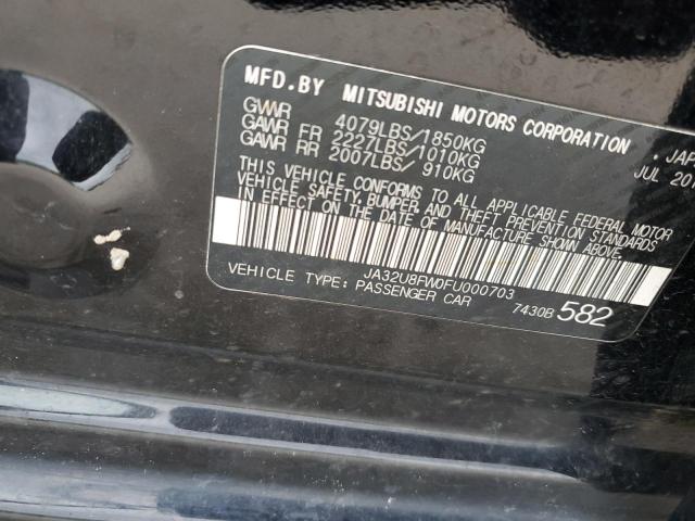 2015 MITSUBISHI LANCER GT JA32U8FW0FU000703