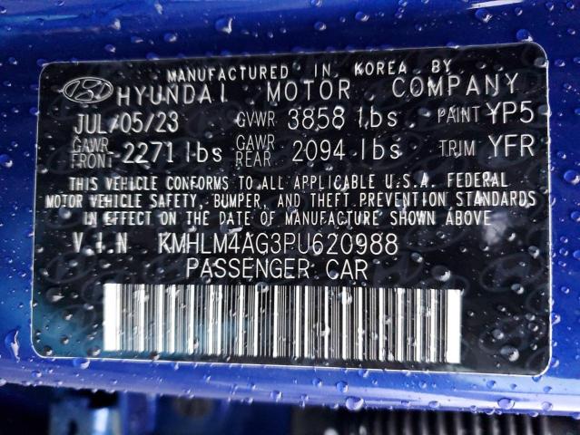 KMHLM4AG3PU620988 | 2023 HYUNDAI ELANTRA SE