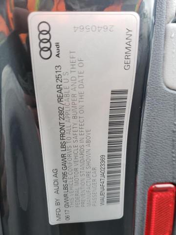 WAUENAF47JA023369 2018 AUDI A4, photo no. 12