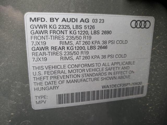 WA1DECF35P1110630 | 2023 AUDI Q3 PREMIUM