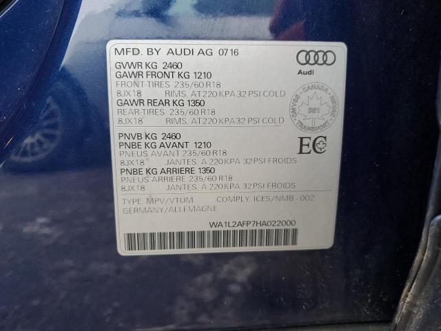 VIN WA1L2AFP7HA022000 2017 AUDI Q5 no.13